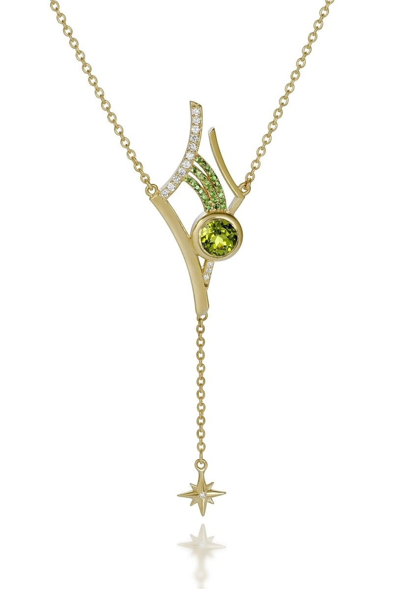 Peridot & Diamond Antares Necklace