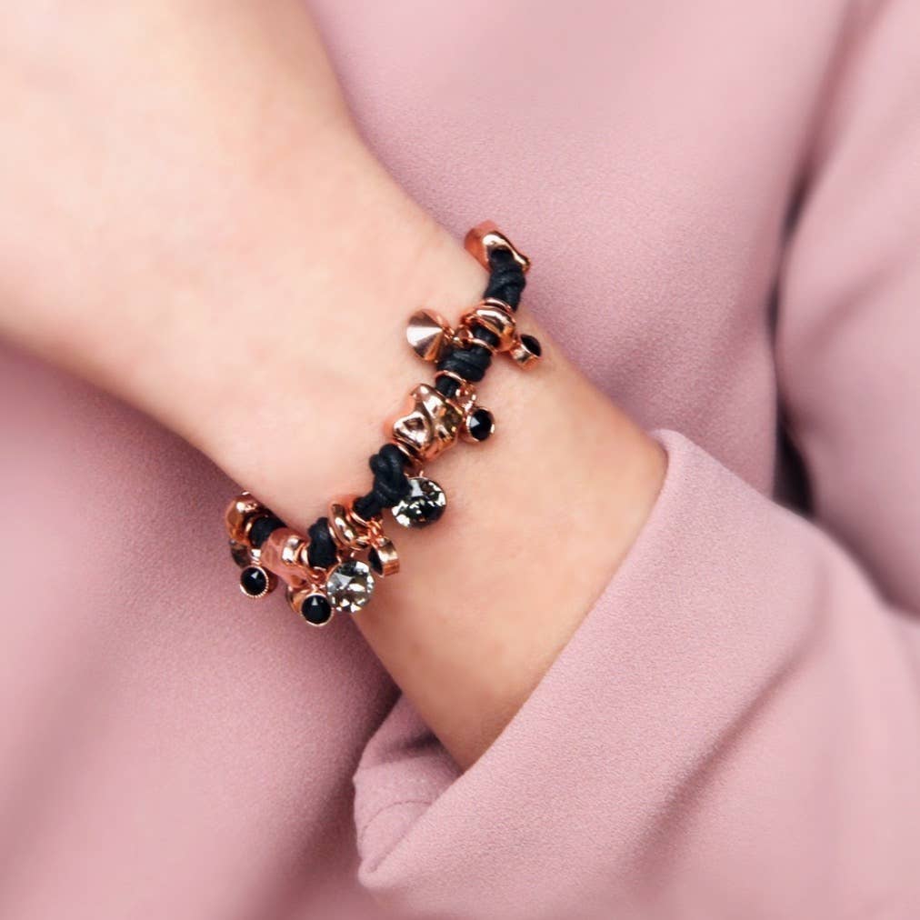 Handmade Classic Bracelet with Swarovski Crystals