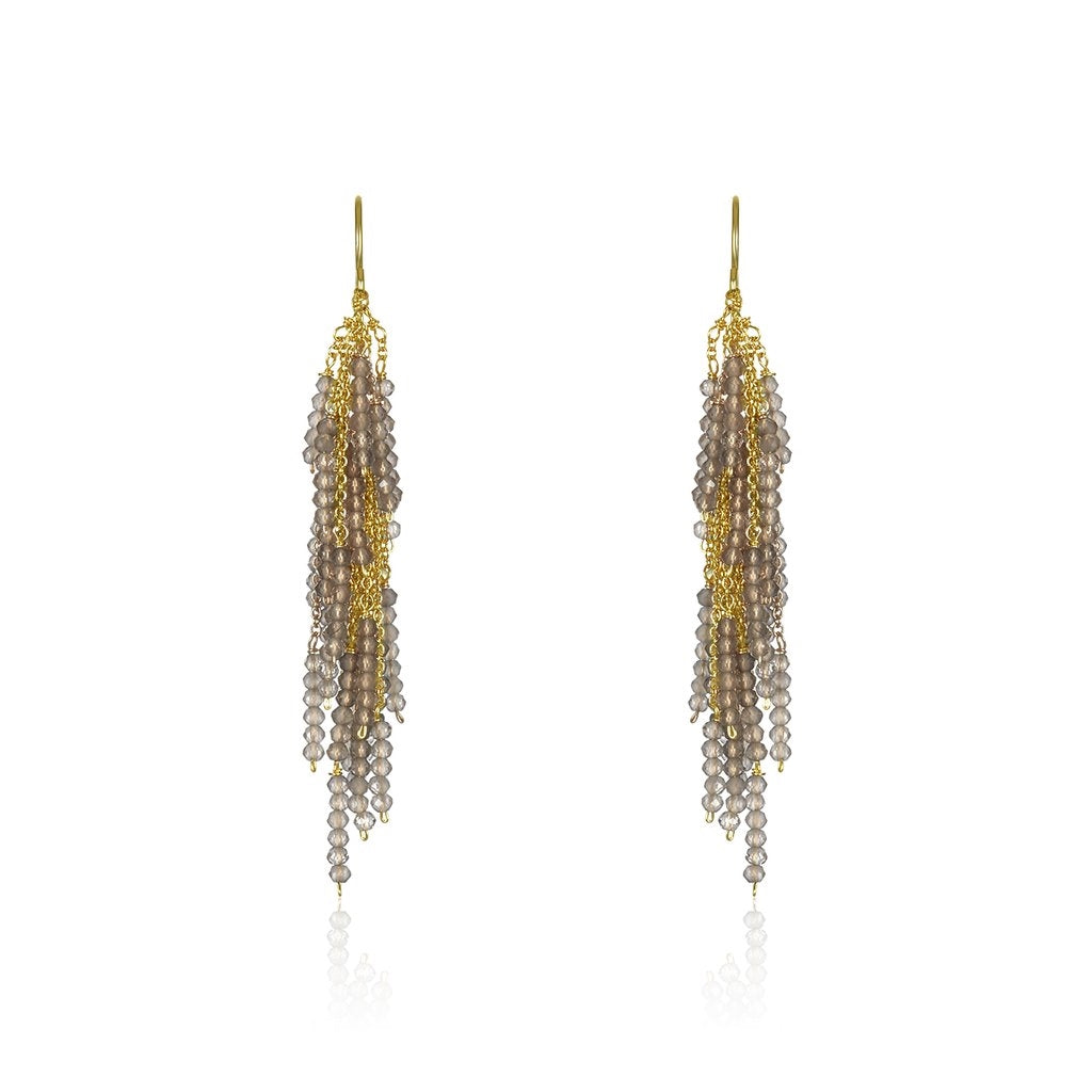 Firecracker Chandelier Earrings in Labradorite
