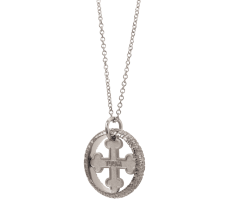 Tuum's Mini Flore Pendant in 18k White Gold view 2
