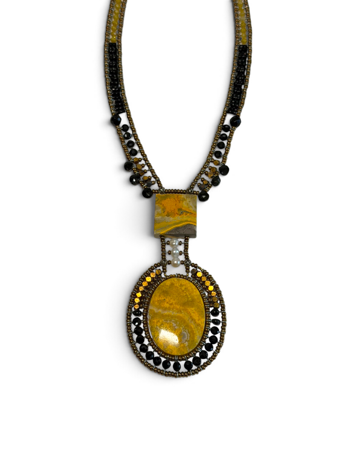 Arkanis Long Bumblebee Necklace