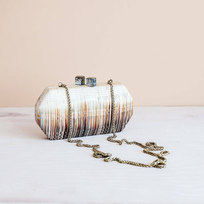 Twilight Woven Clutch by LIKHÂ