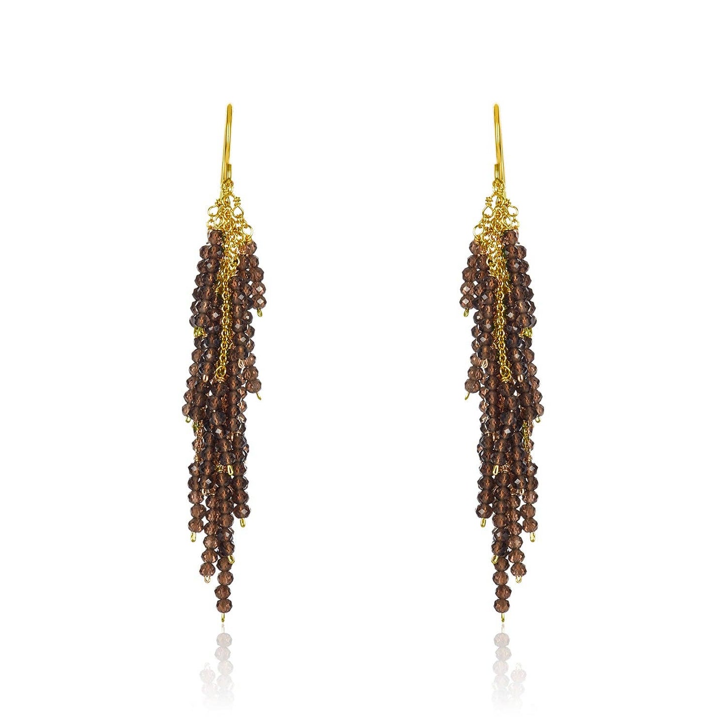 Firecracker Earrings with Black Spinel