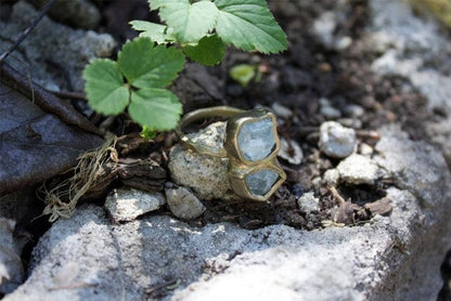 Aquamarine Immersion Ring: 7