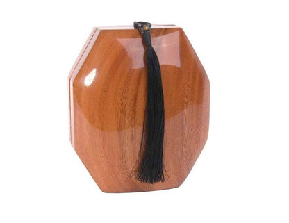Octagon Acacia Wood Handbag by Timmy Woods