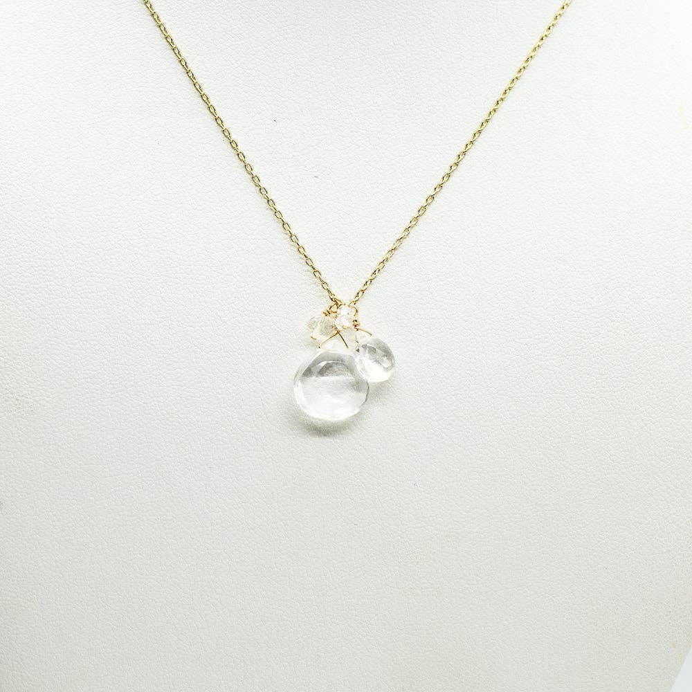 Quartz Gold Necklace