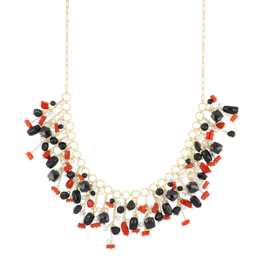 Sherì Red Coral Choker Necklace