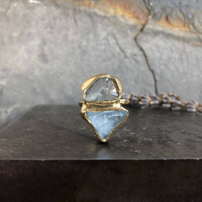 Aquamarine Immersion Ring: 7