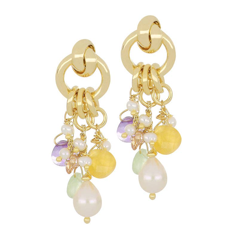 Gioia Pearl Earrings in Joy