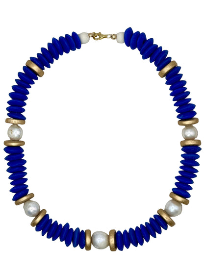 Lagos Collar Necklace in Fern