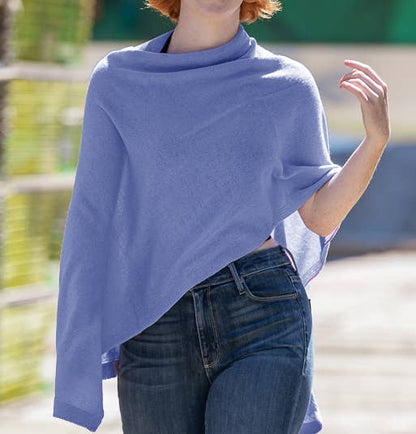 Roma Poncho - Cashmere Blend, Best Seller in Red