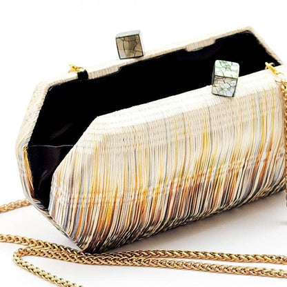 Twilight Woven Clutch by LIKHÂ