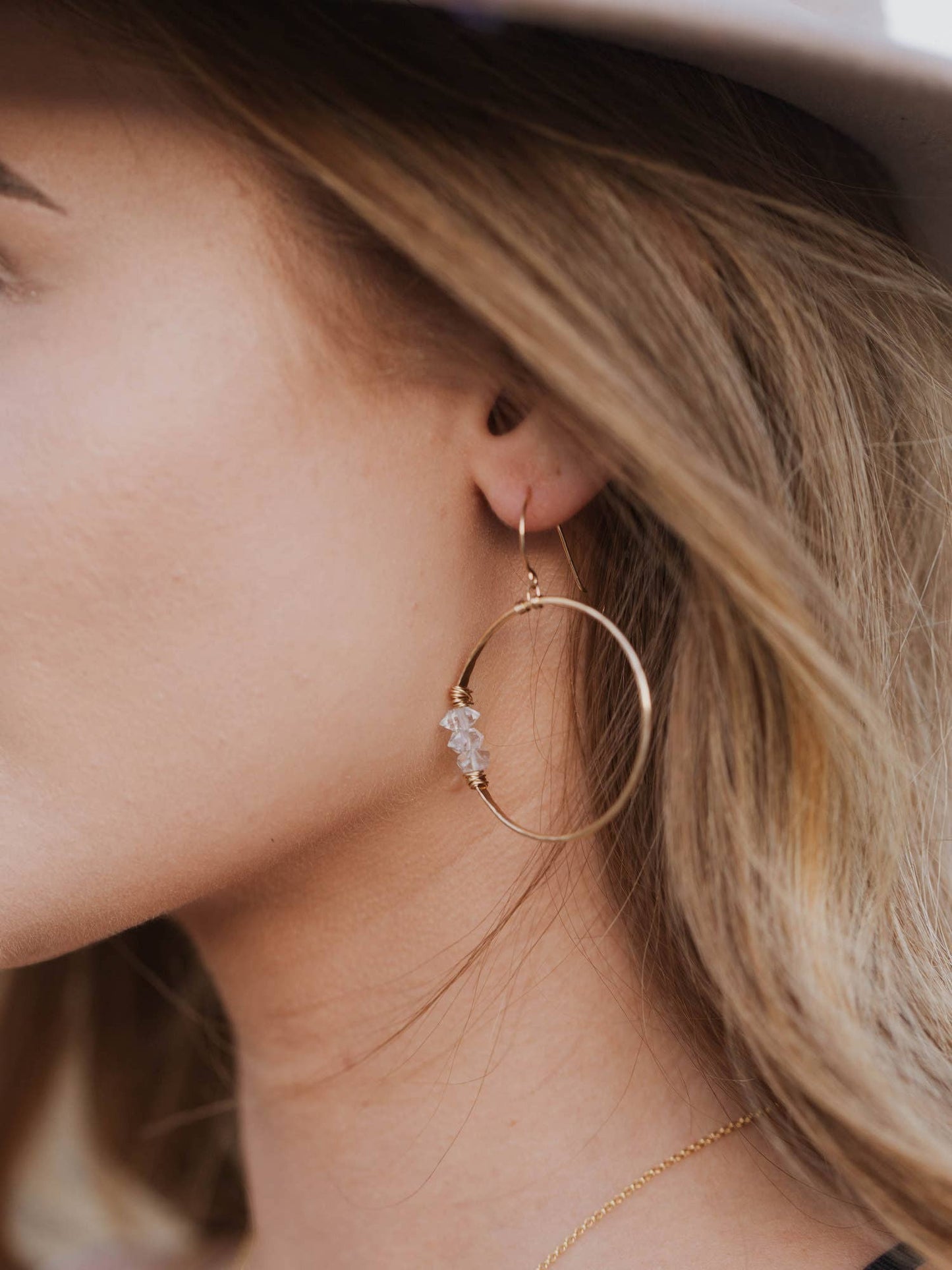 Gemini Hoops: 14k Gold Fill