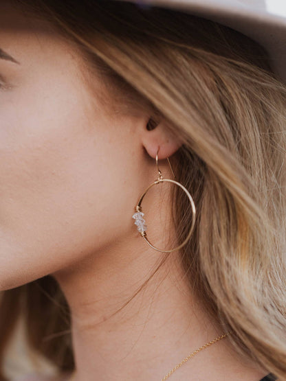 Gemini Hoops: 14k Gold Fill