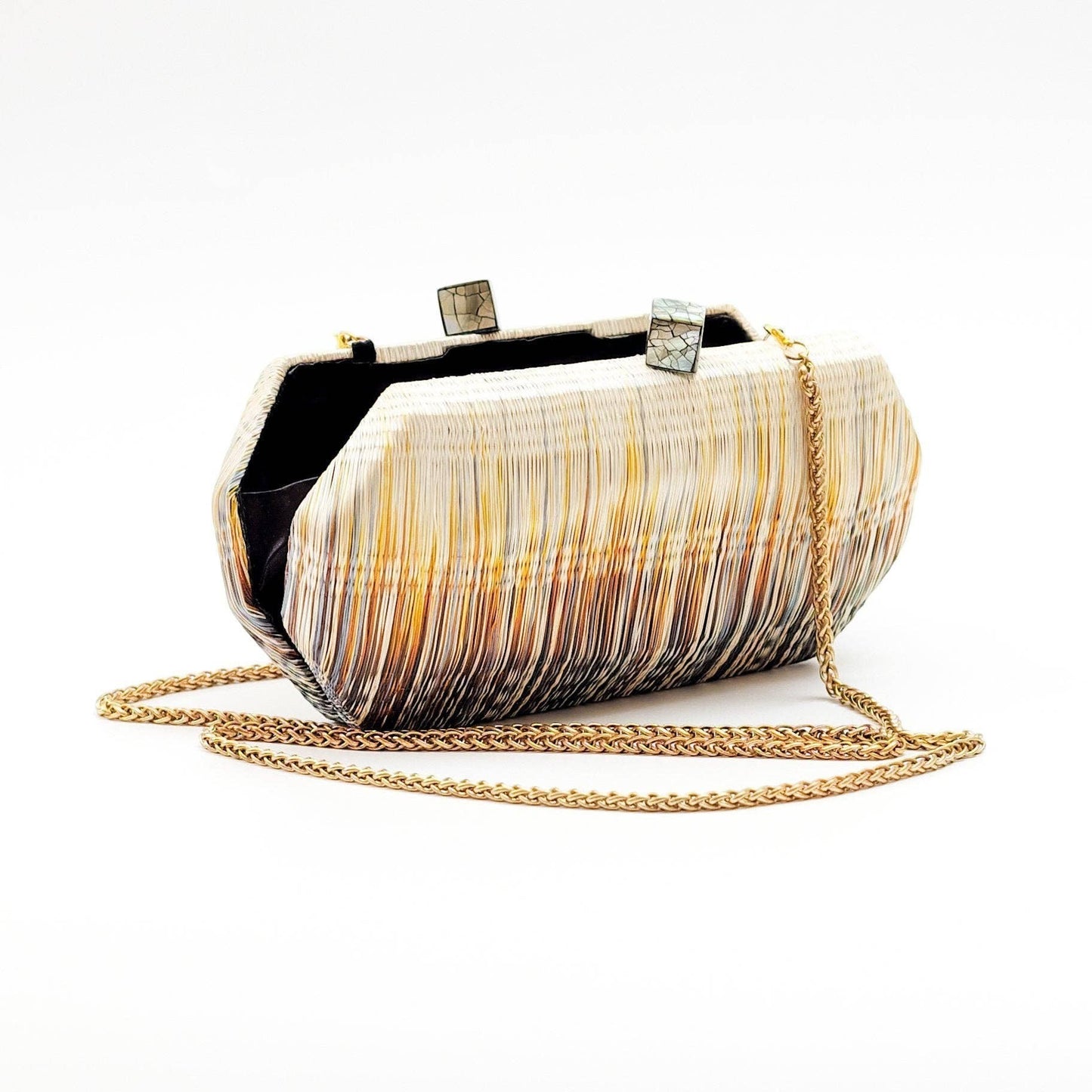 Twilight Woven Clutch by LIKHÂ