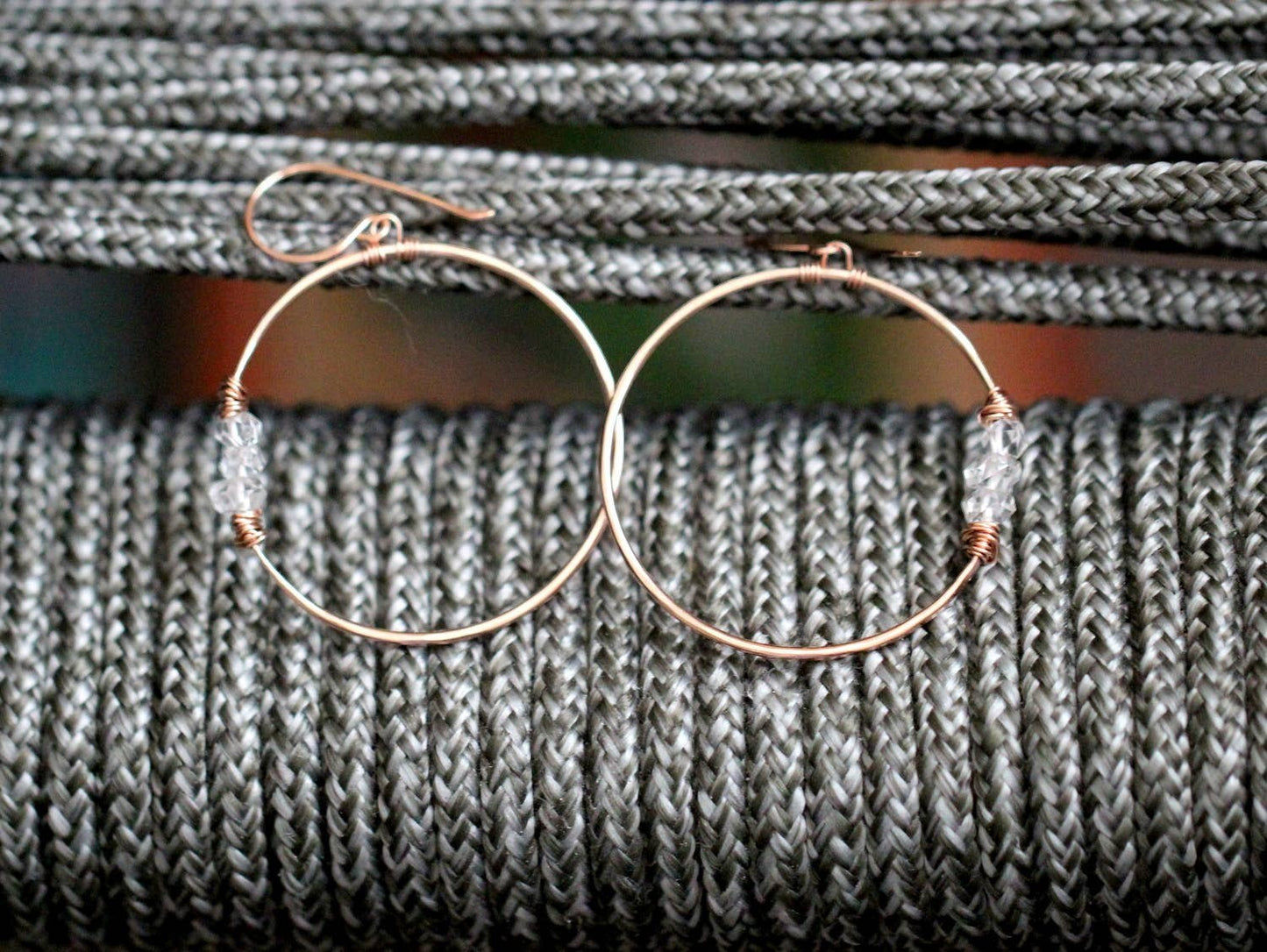 Gemini Hoops: 14k Gold Fill