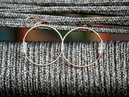 Gemini Hoops: 14k Gold Fill