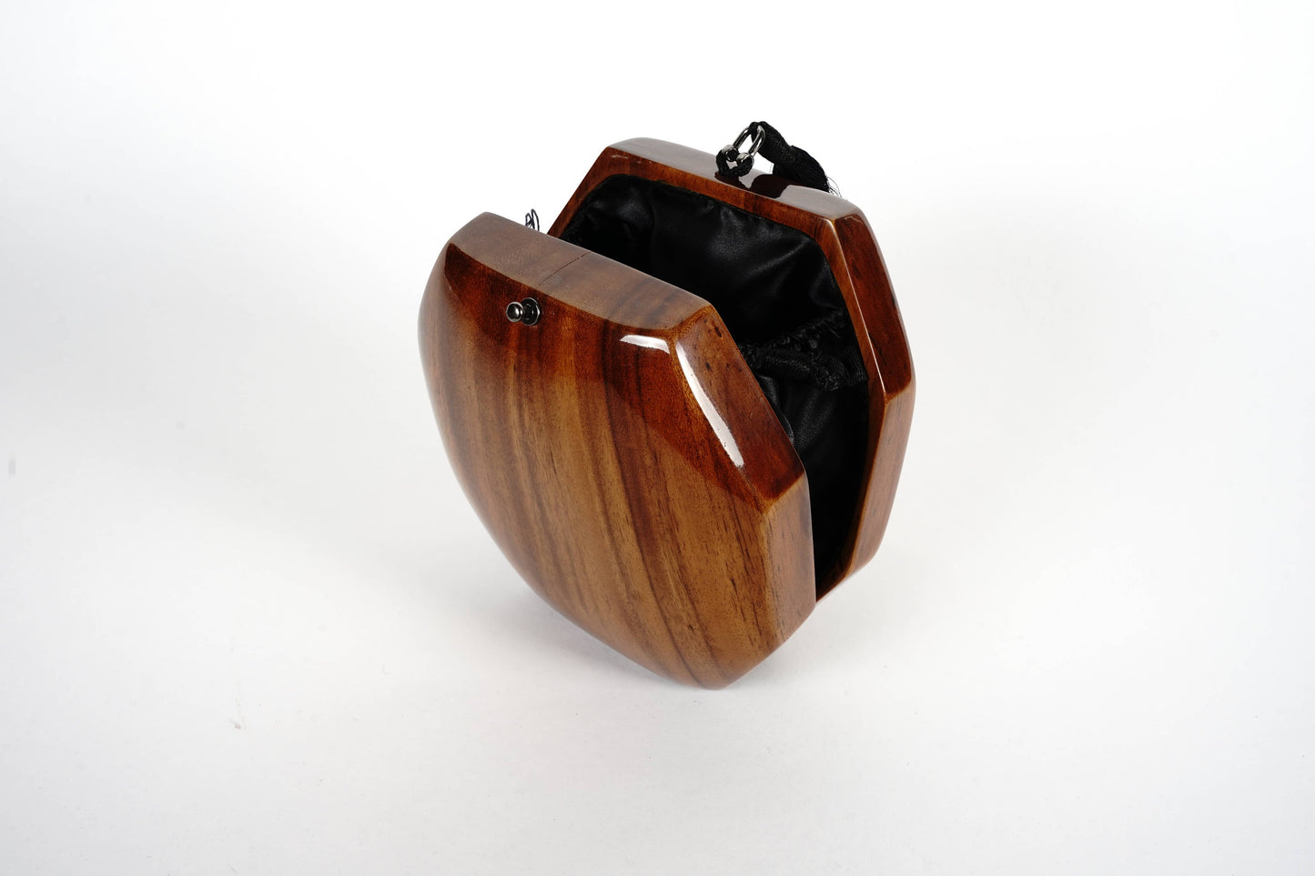 Octagon Acacia Wood Handbag by Timmy Woods