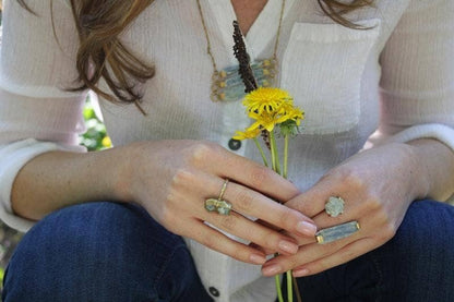 Aquamarine Immersion Ring: 7