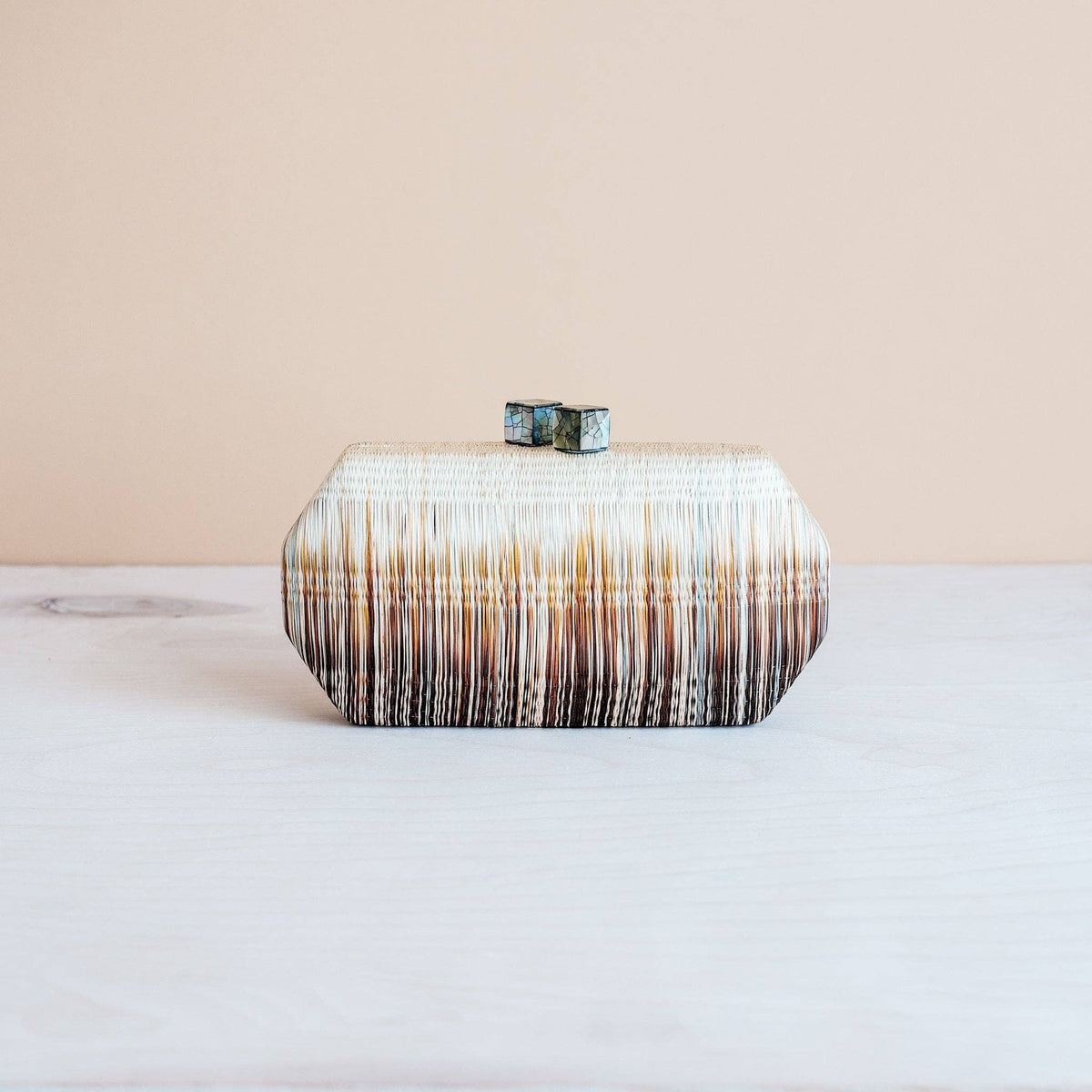 Twilight Woven Clutch by LIKHÂ