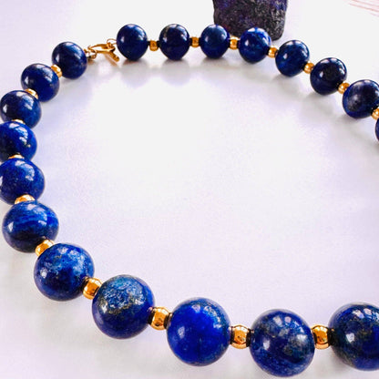 Sacred Lapis Lazuli Statement Necklace