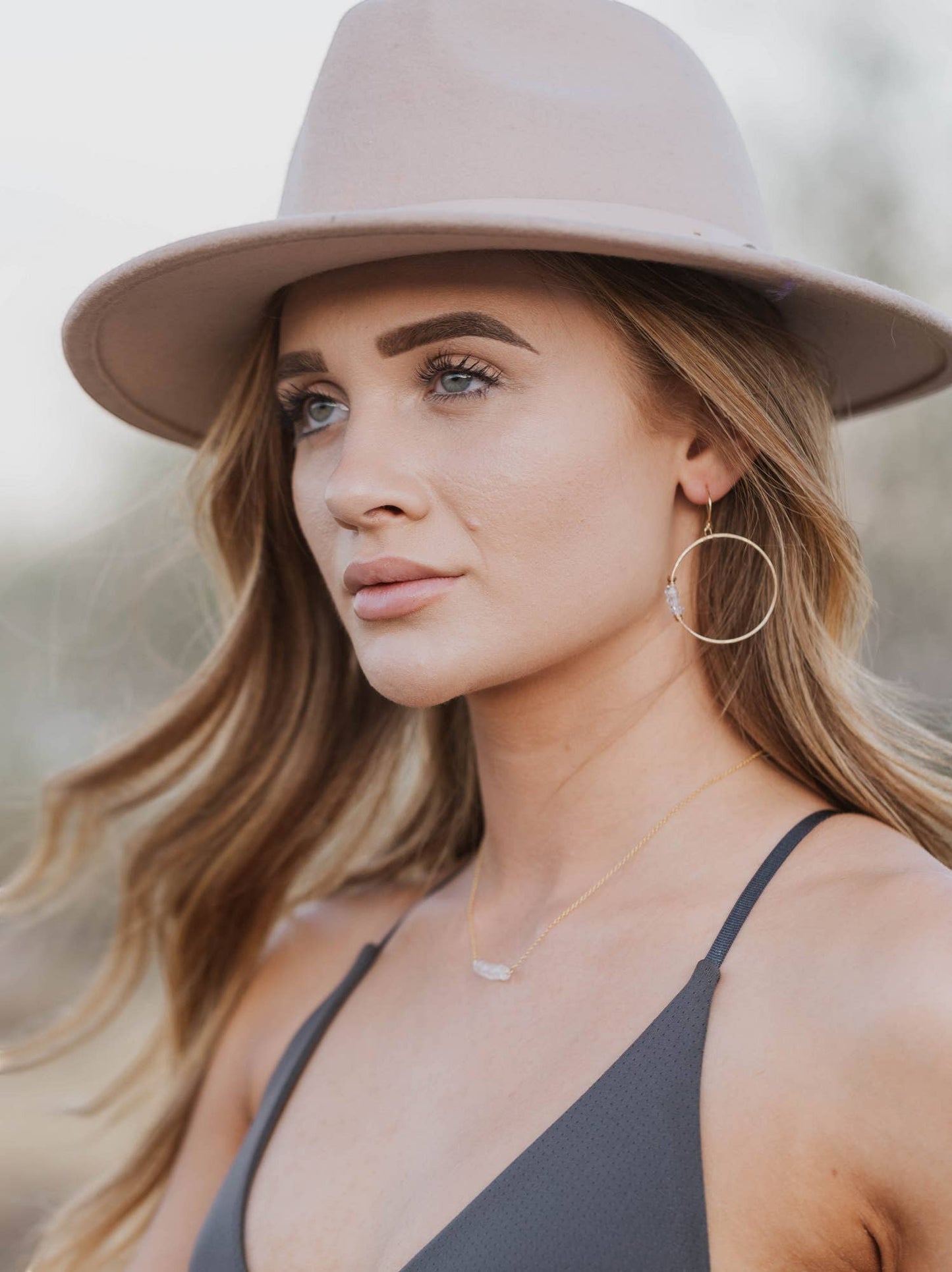 Gemini Hoops: 14k Gold Fill