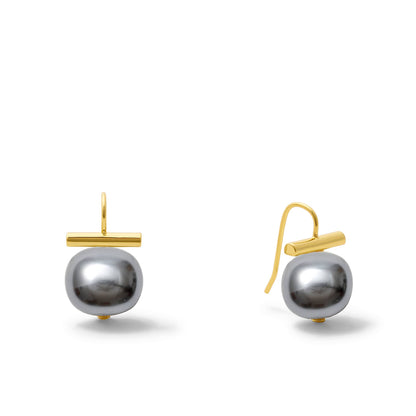 Classic Forever Fave Pebble Pearl Earrings, Medium — Periwinkle