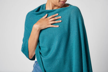 Roma Poncho - Cashmere Blend, Best Seller in Red