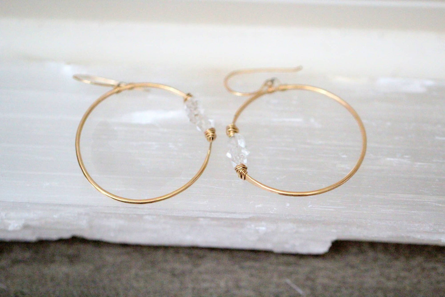 Gemini Hoops: 14k Gold Fill