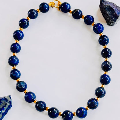 Sacred Lapis Lazuli Statement Necklace