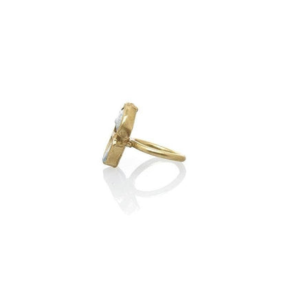 Aquamarine Immersion Ring: 7