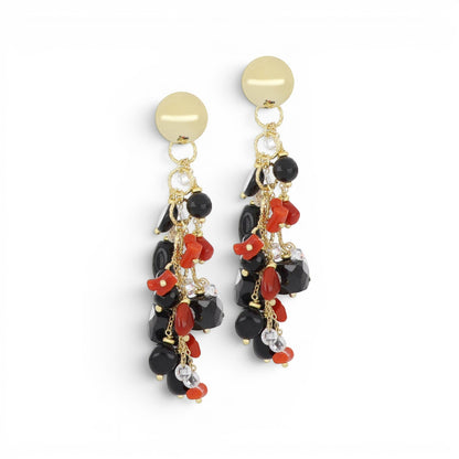Sherì Dangling Coral Earrings