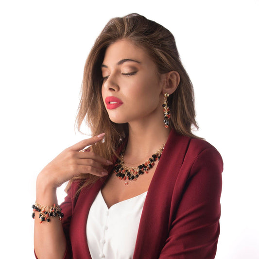 Sherì Red Coral Choker Necklace