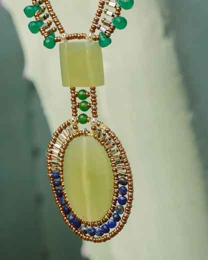 Arkanis Long Vesuvianite Necklace