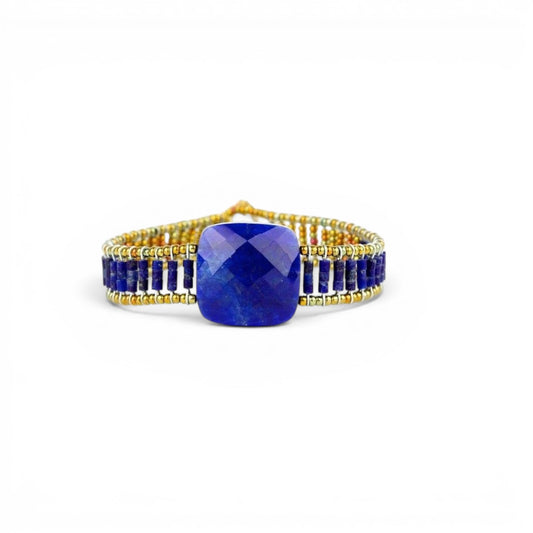Ziio's Armonia Tennis Bracelet in Lapis