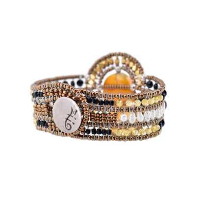 Arkanis Oval Bumblebee Bracelet