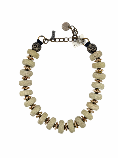 Masha Archer’s White Jade Wreath Necklace