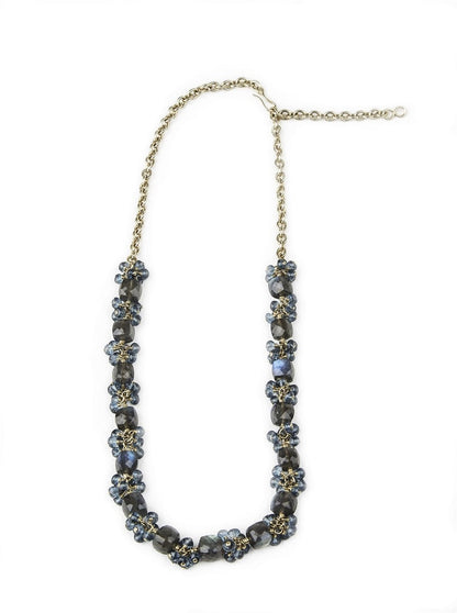 Labradorite & London Blue Topaz Necklace view 2