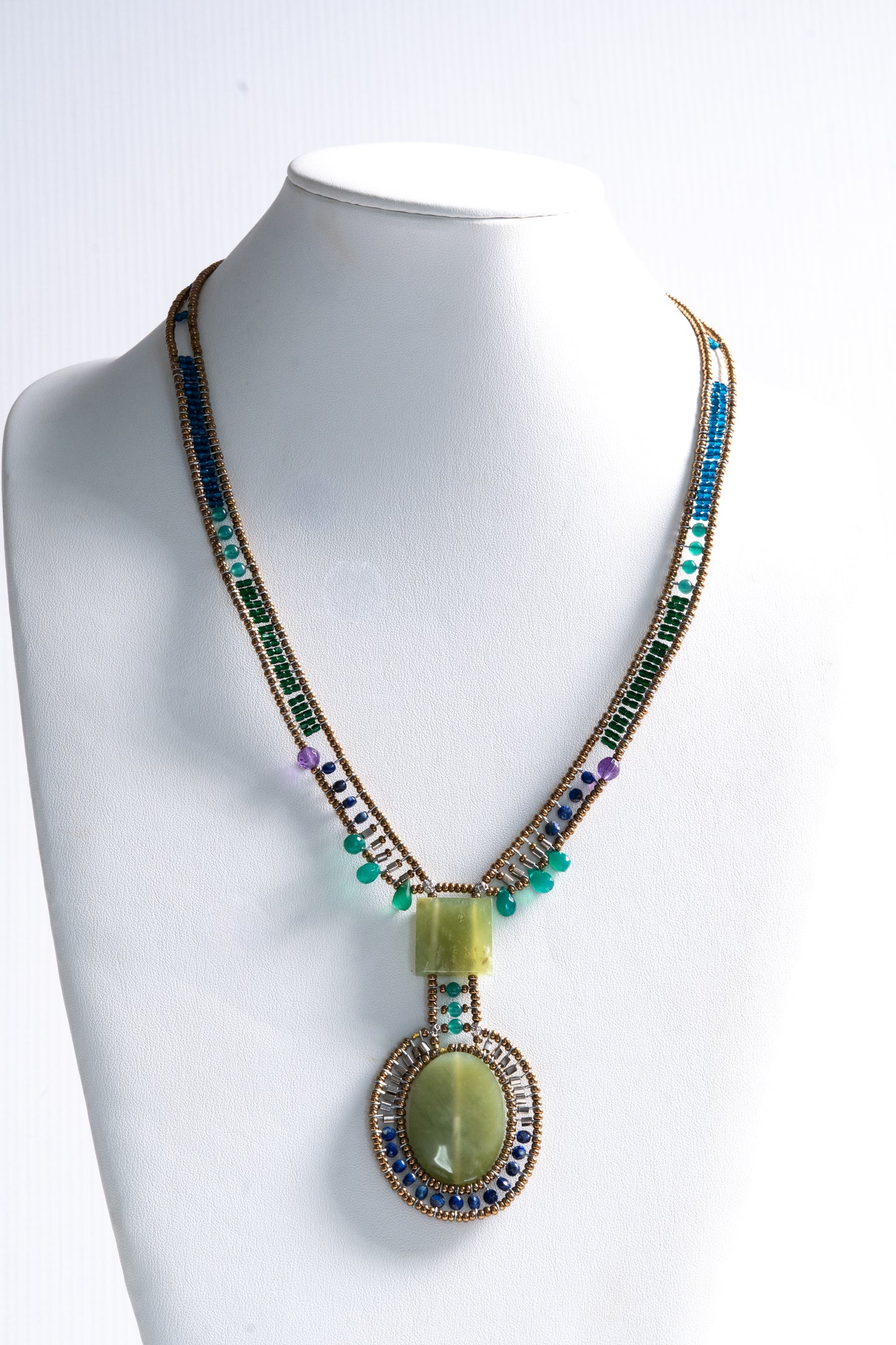 Arkanis Long Vesuvianite Necklace
