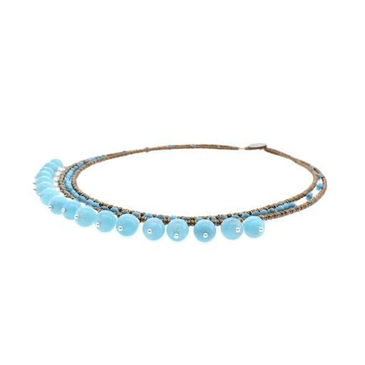Azure Amazonite Dance Necklace