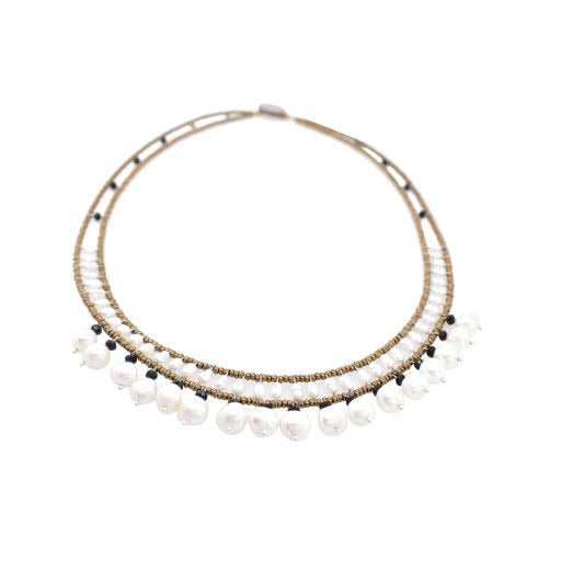 White Water Pearl Dance Necklace