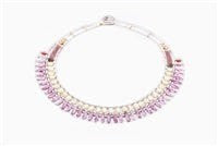 Ziio's Mistinguett Necklace in Mother of Pearl & Bohemian Glass
