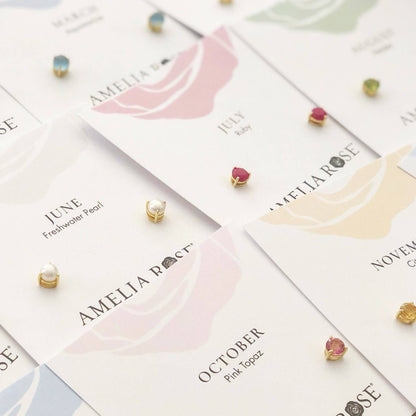 Citrine Gemstone Earrings