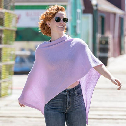 Roma Poncho - Cashmere Blend, Best Seller in Red