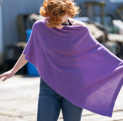 Roma Poncho - Cashmere Blend, Best Seller in Red