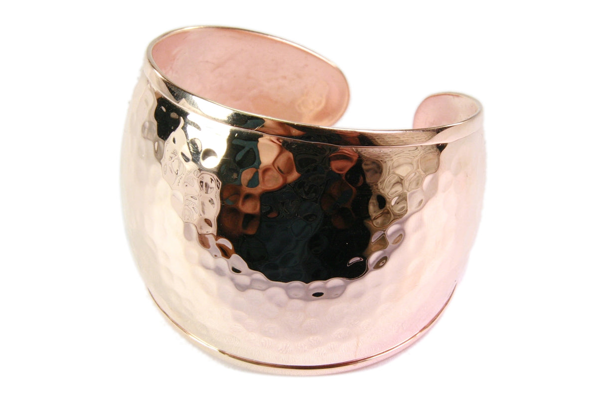 Rose Gold Plated Sterling Silver Cuff Bracelet