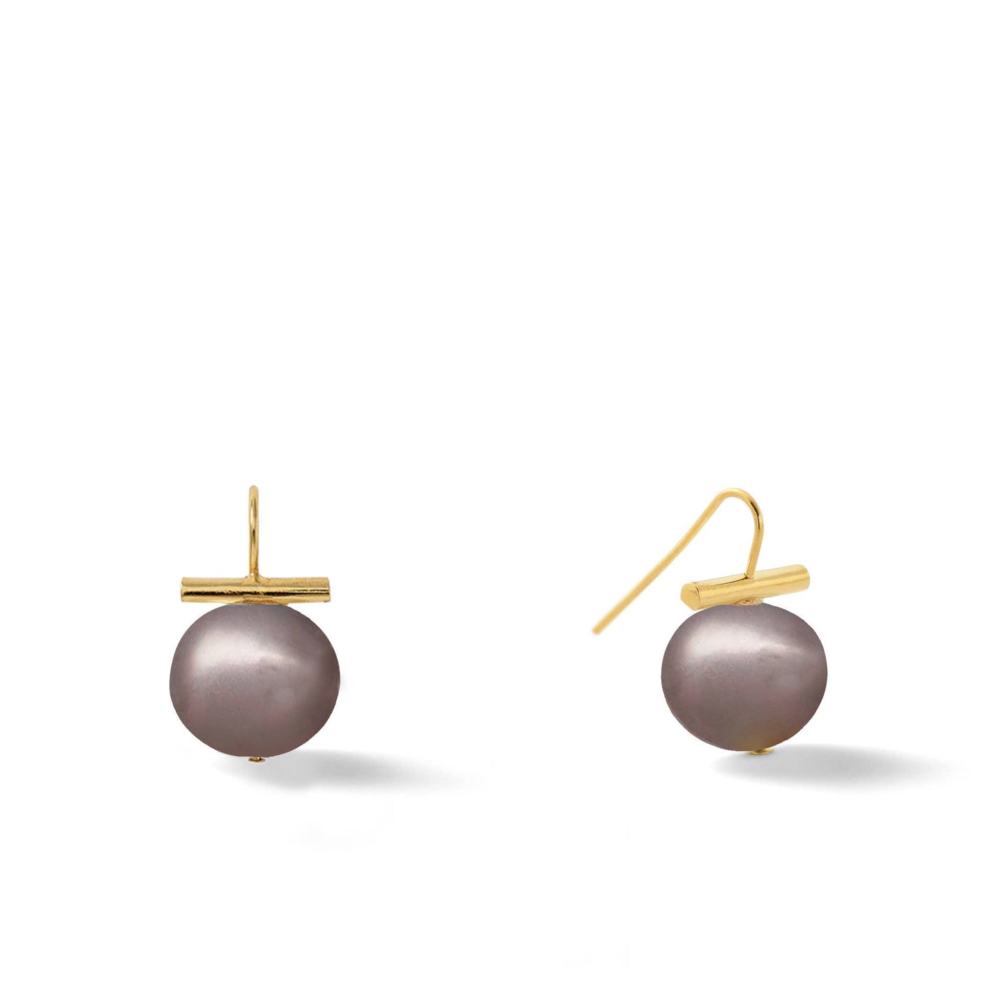 Classic Forever Fave Pebble Pearl Earrings, Medium — Periwinkle