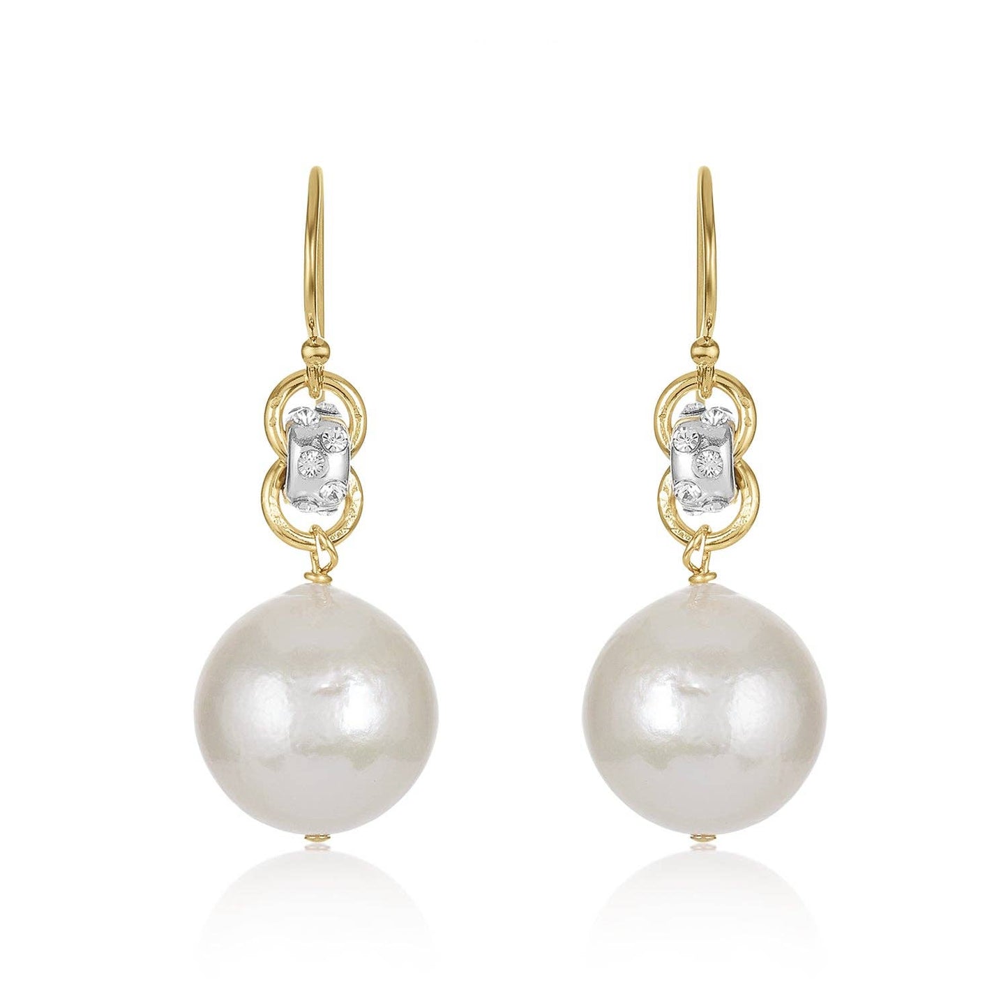 Cleopatra Freshwater Pearl Earrings, Gold-Filled