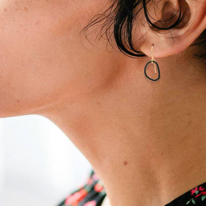 Noir Drop Earrings