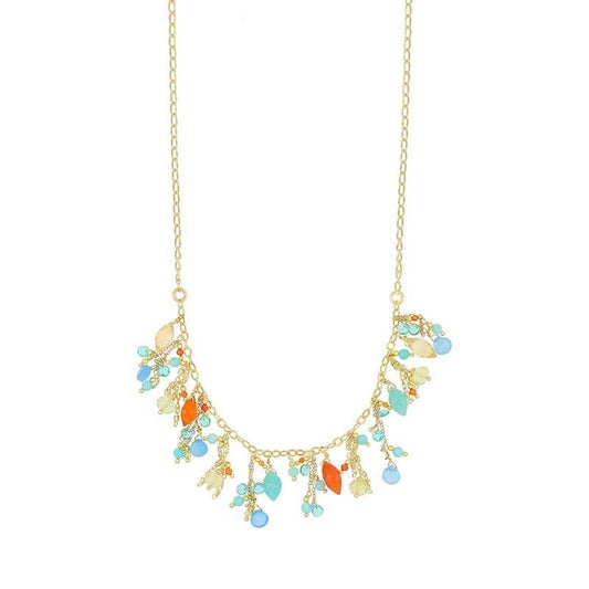 Ines Gemstones Choker Necklace
